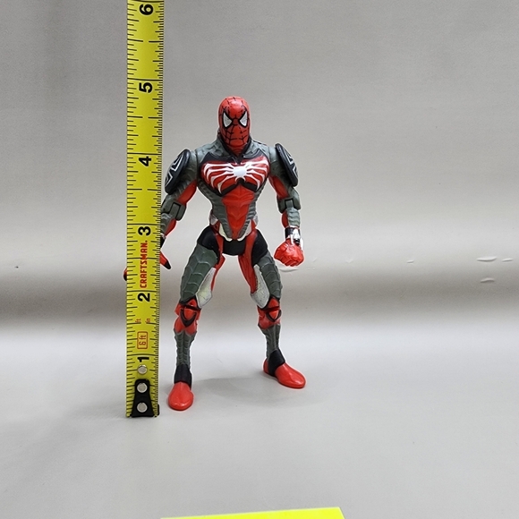 1996 Marvel Vampire Wars Figure Anti-Vampire Spider-Man 4.75" Spiderman - Picture 4 of 4